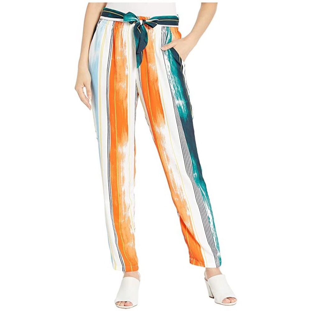BCBGMaxAzria Striped Flowy Joggers